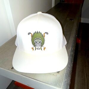 Fury Golf Skull Chief 5 Panel Snapback Hat